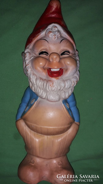 Antique flea market bazaar large whistle rubber dwarf figure 28 cm according to the pictures 2.