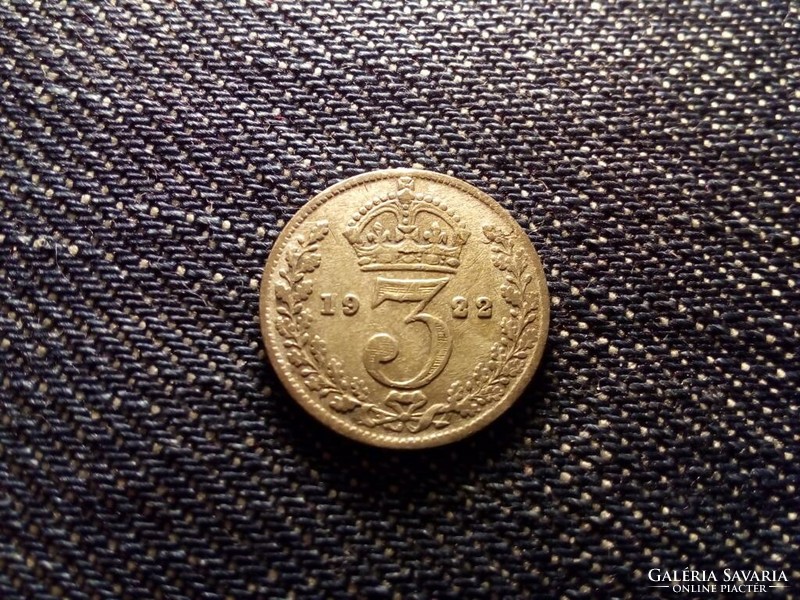 England v. György (1910-1936) .500 Silver 3 pence 1922 (id12510)