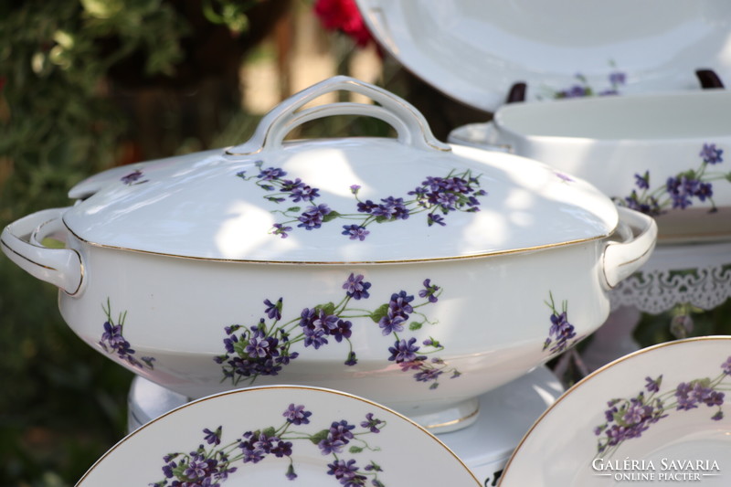 Violet tableware