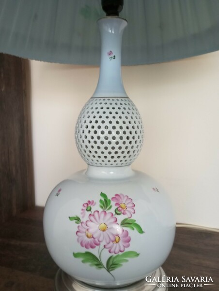 Large table lamp with Herend flower pattern
