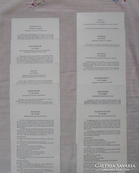 Régi, retro irat 1.: nyári egyetemi kurzusok – Magyarország, 1971 (felsőoktatás)