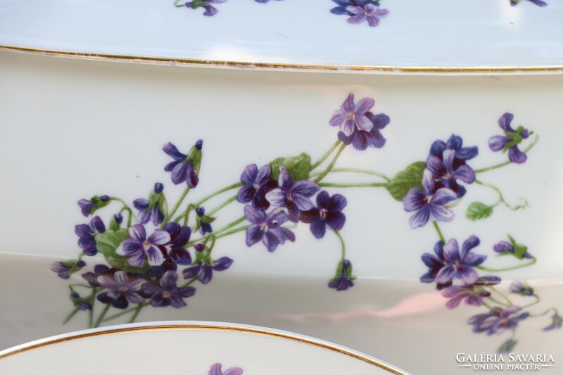 Violet tableware