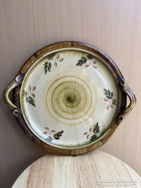 Mária Szilágy ceramic bowl with handle a51