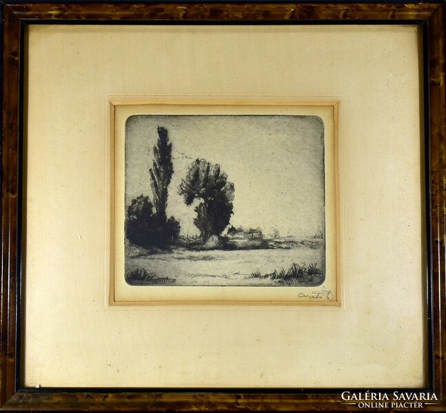 Gyula Arató (1898-1969): lowland landscape