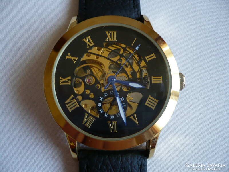 A skeleton automatic watch that has never been used
