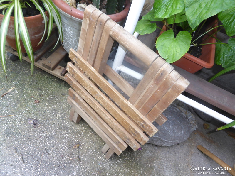 Old small chair, chaise longue