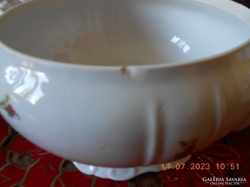 Bowl of Zsolnay soup patterned soup