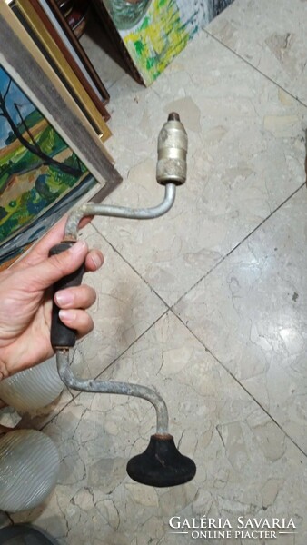 American, old hand drill, excellent for collectors, 36 x 20 cm.