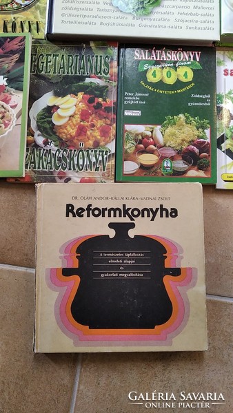 Könyvcsomag - saláták, vegetáriánus konyha (42.)