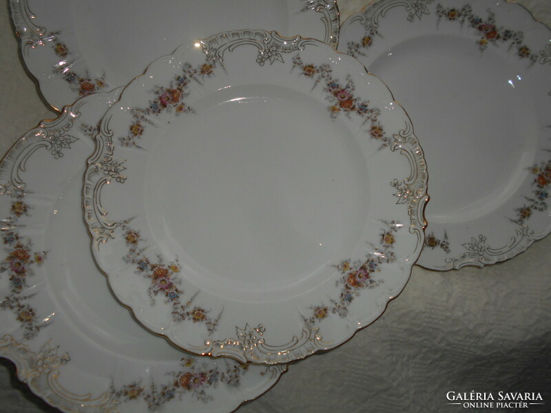4 pl s geschütz porcelain plates 24 cm