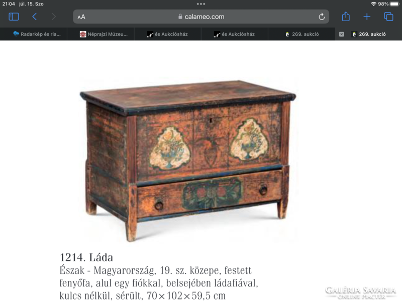 Tulip chest large house piece.