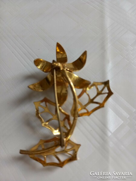 Vintage retro flower shape kituzo brooch