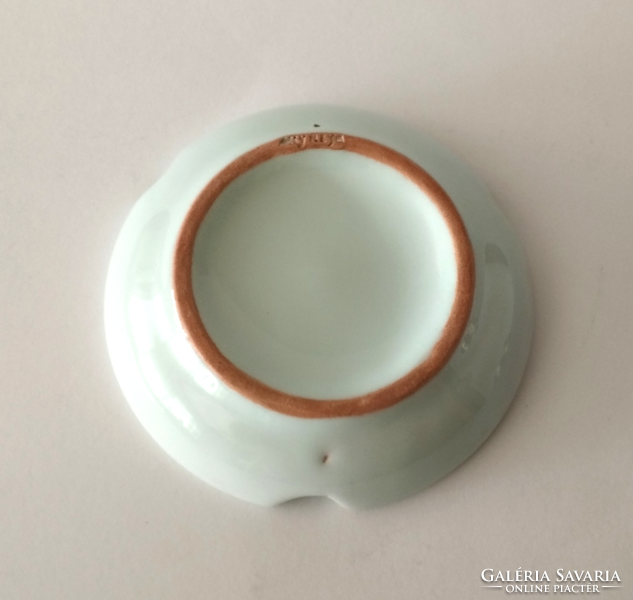 Hand-painted marked scaly ceramic ashtray