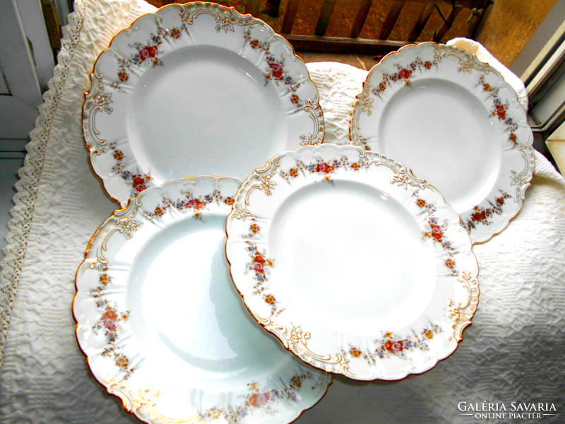 4 pl s geschütz porcelain plates 24 cm