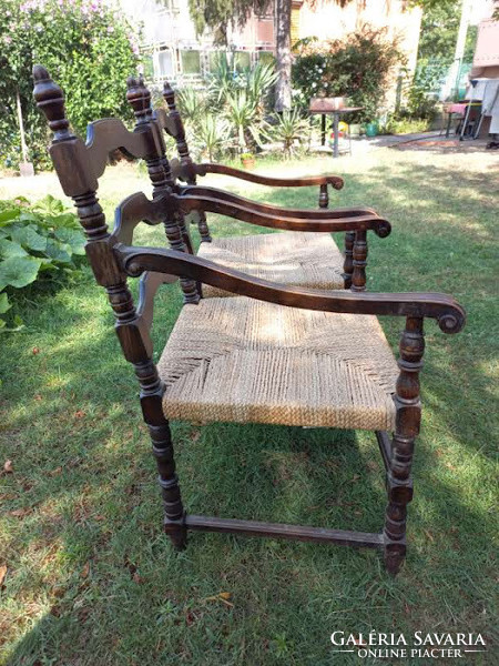 Karfás fa szék 2 db