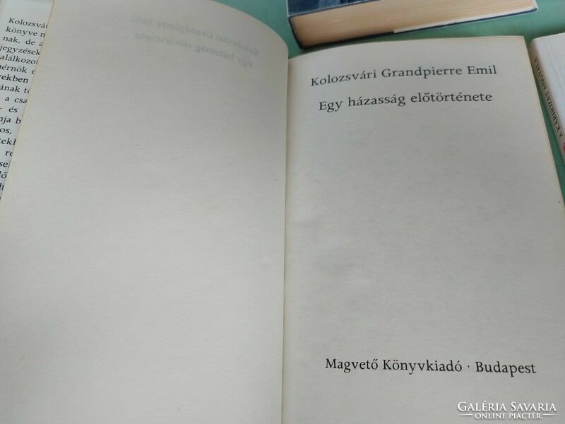 Kolozsvári Grandpierre Emil 6 könyve.3500.-Ft