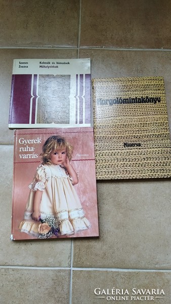 Sewing, embroidery, 3 books (24.)