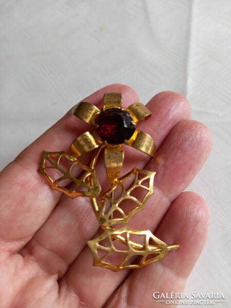 Vintage retro flower shape kituzo brooch