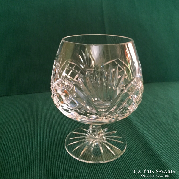 Crystal cognac glass with sole