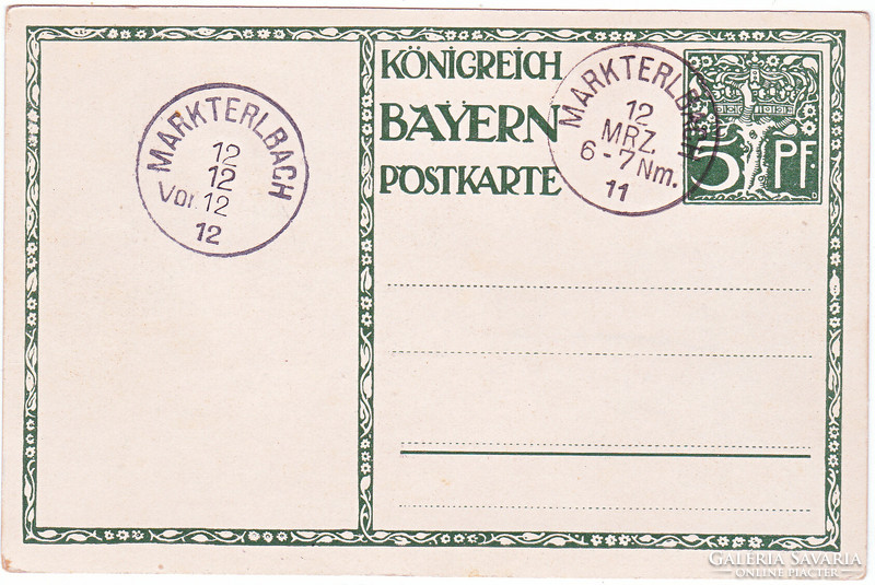 Bavaria philatelic product 1911