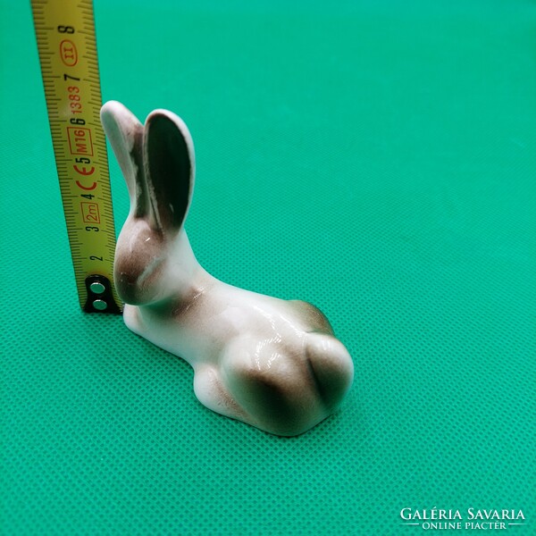 Antique drasche rabbit figurine