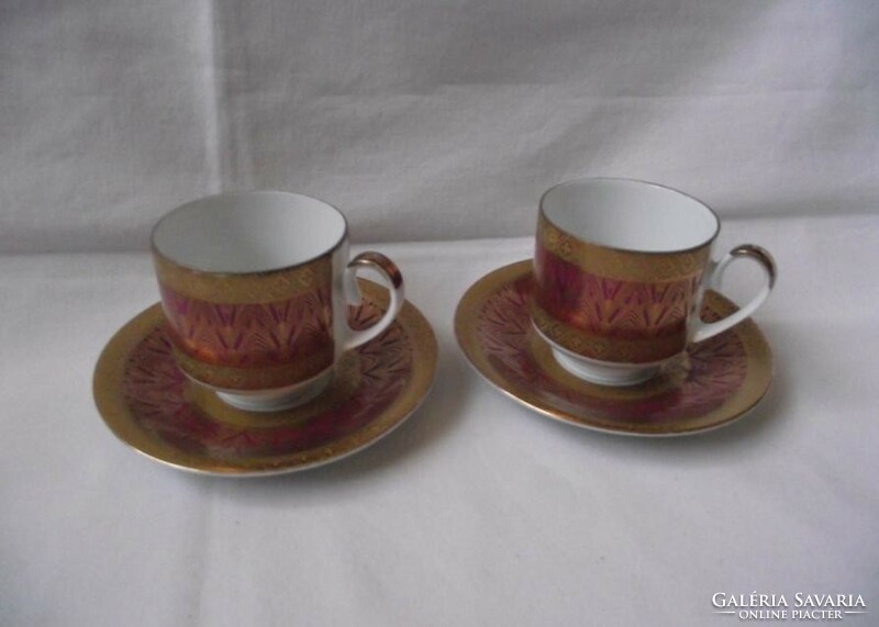 Winterling bavaria richly gilded 2 eyes. Coffee set