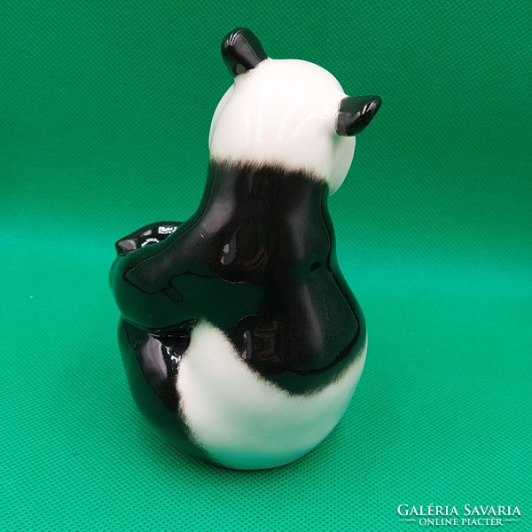 Rare collectible Lomonosov porcelain panda figure