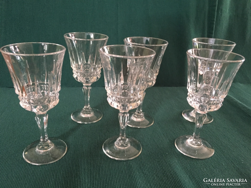 Set of tall drink glasses with soles