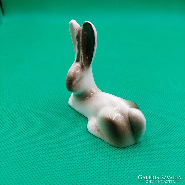 Antique drasche rabbit figurine