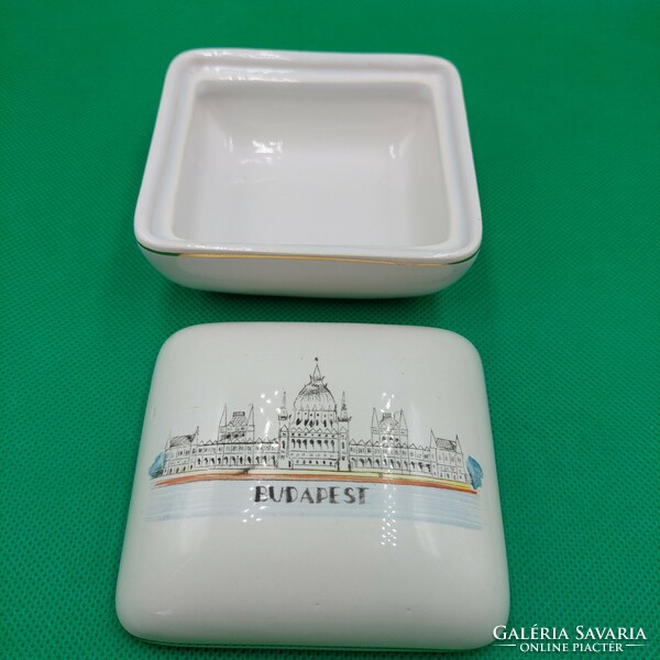 Rare collector's bonbonier of the Zsolnay Budapest porcelain factory