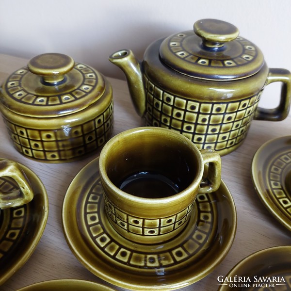 László Zahajszky granite coffee set