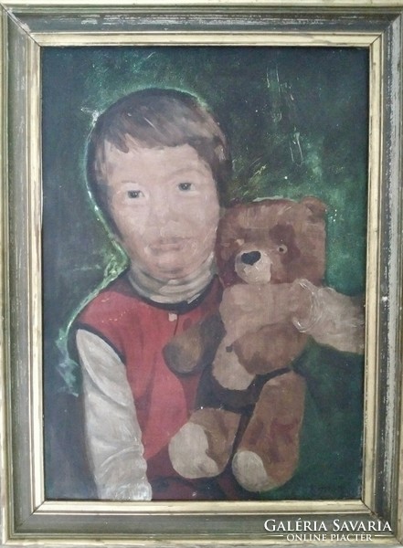 Child portrait of Rozália Kosta