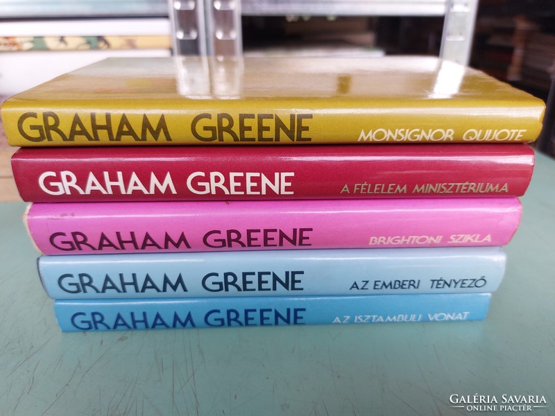 5 books by Graham Greene in one. HUF 2,500.