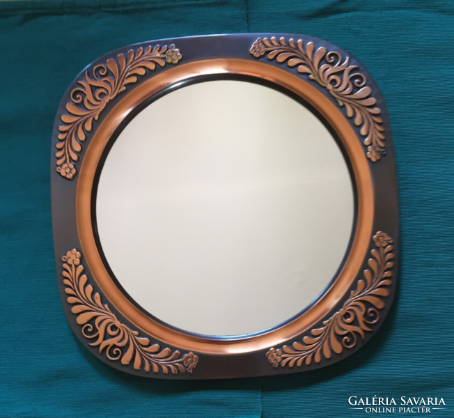 Mirror with copper alloy frame