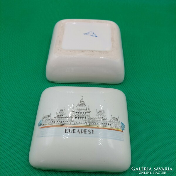 Rare collector's bonbonier of the Zsolnay Budapest porcelain factory