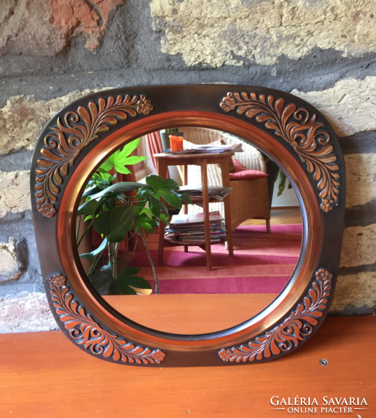 Mirror with copper alloy frame