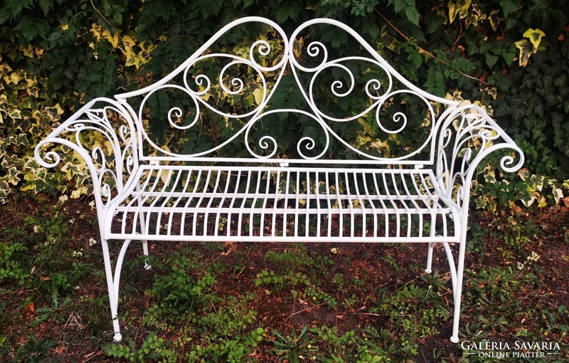 Spring gardening offer - fabulous wrought iron garden bench