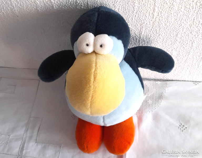 Vintage Oli Verlag Crazzy Zoo  plüss pingvin figura