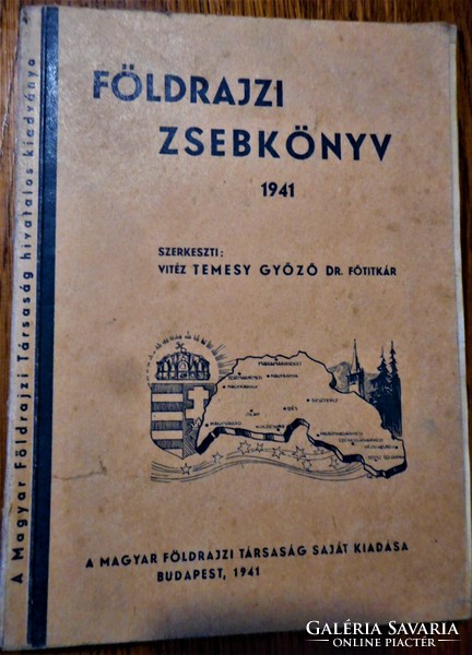 Földrajzi Zsebkönyv (Magyar Földrajzi Társaság 1941)