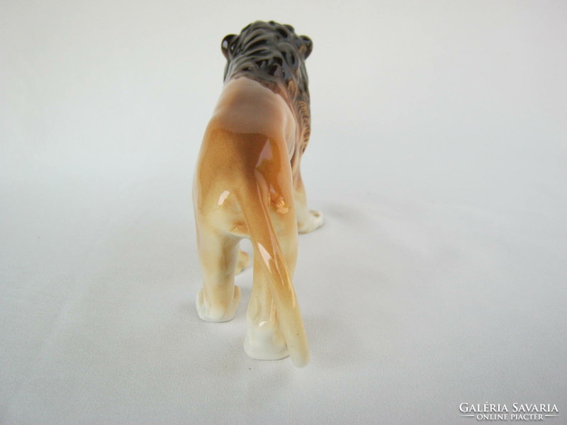 Royal dux porcelain lion