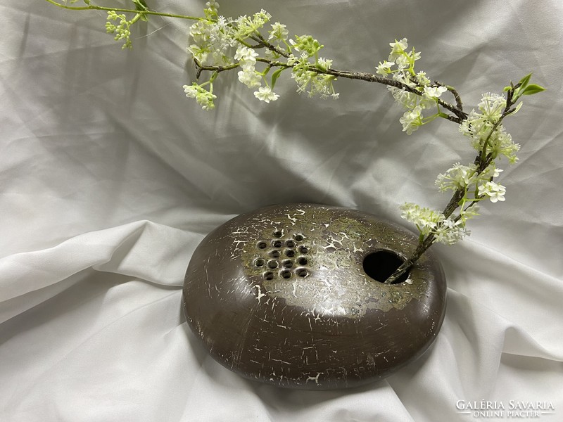 Kerezsi pearl, retro ikebana pebble vase