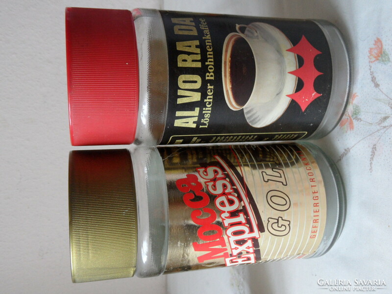 Régi kávés üvegek ( 4 db.)
