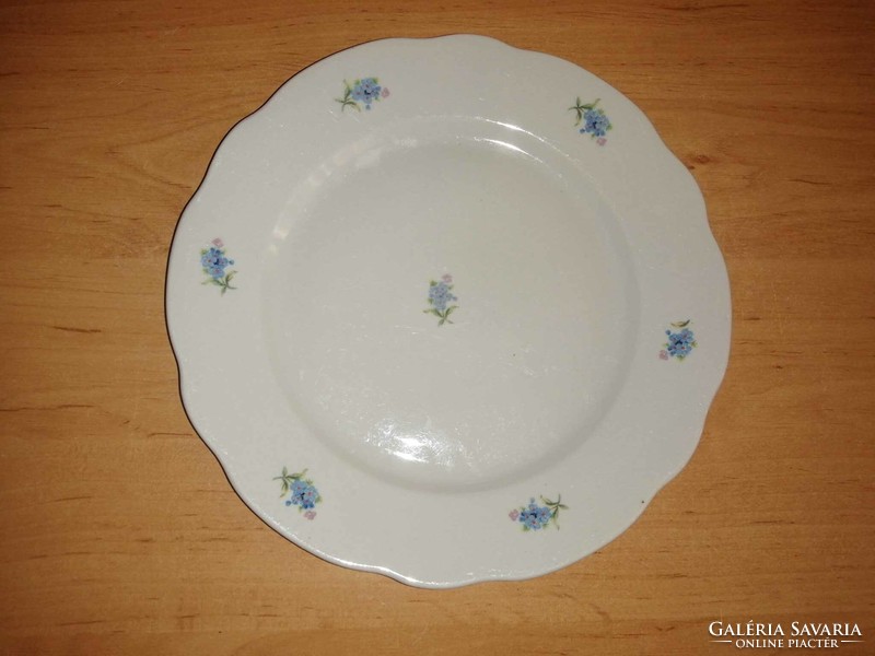 Antique Zsolnay forget-me-not plate
