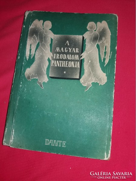1941.Laczkó Géza :A magyar irodalom pantheonja 48 PORTRÉ ÉS ÉLETRAJZ könyv DANTE