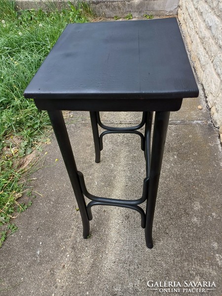 Antique thonet table, folding table, smoking cafe lounge, laptop table, pedestal statue holder