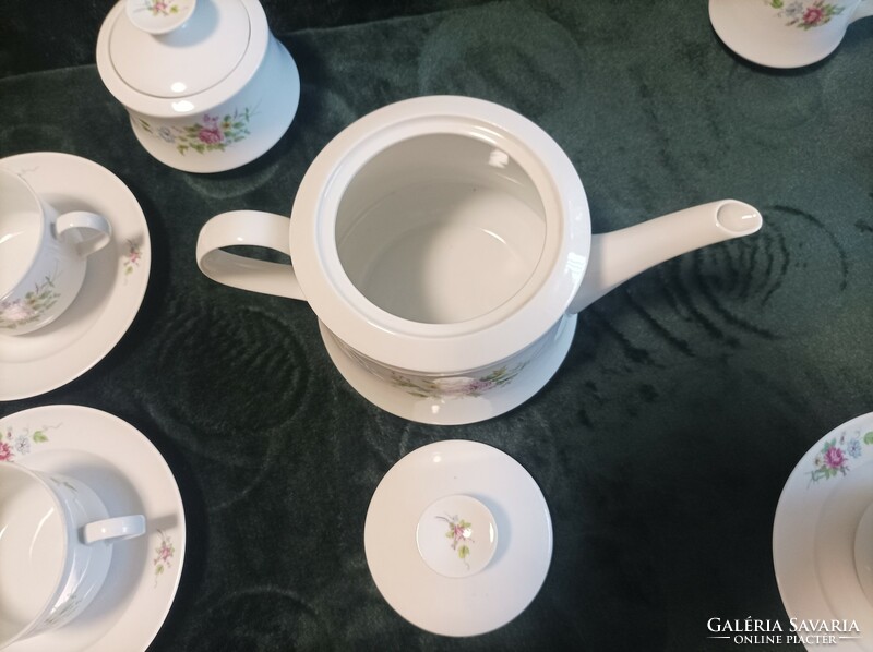 Alföldi nyári csokor mintás Blanka 214 porcelán teás készlet