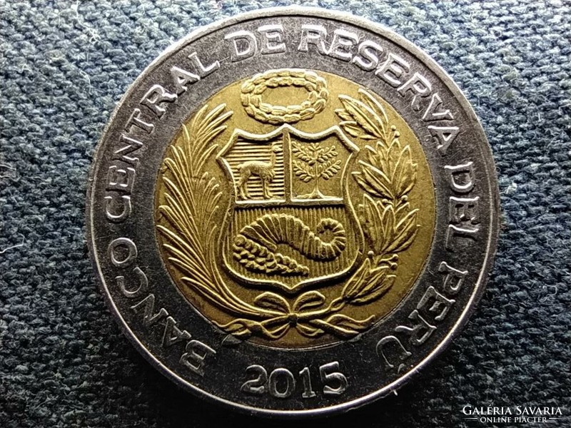 Peru Köztársaság (1822-napjainkig) 5 új sol 2015 LIMA (id67754)