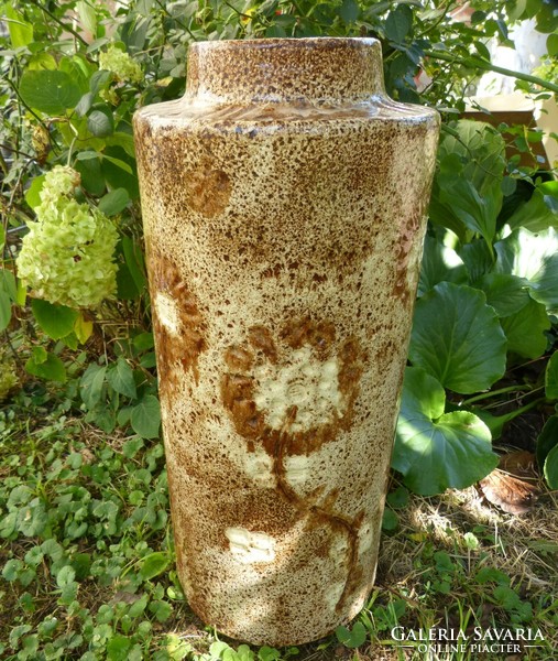 56 cm. Zsolnay váza / pirogránit.