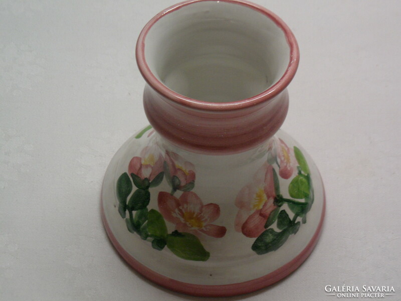 Trille floral ceramic vase, candle holder