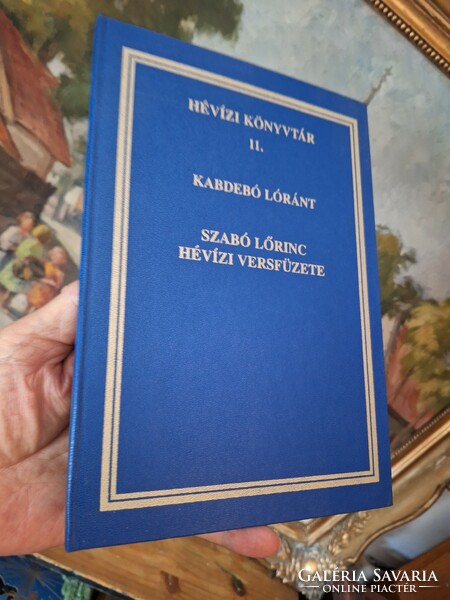 1979 First edition! Facsimile of Lőrinc Szabó's Hévizi poetry book!! (Lóránt Kabdebó ed.)--Collectors!!